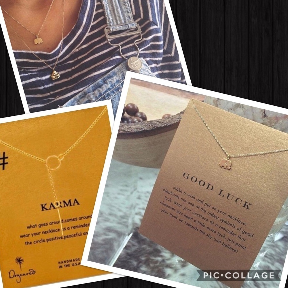 Karma, luck, confidence and love necklaces